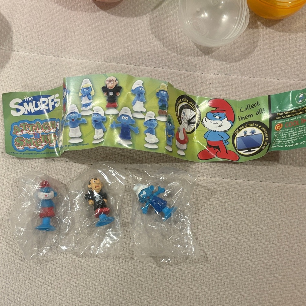 Smurfs Action Figures Set - Blue and Red